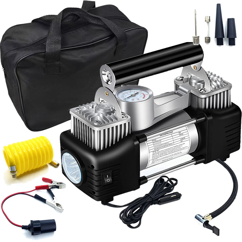 150PSI Heavy Duty 12V Portable Car Tyre Auto Tire Inflator Pump Air Compressor