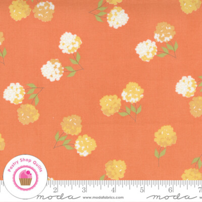 Moda COZY UP 29121 12  Orange Floral COREY YODER Quilt Fabric