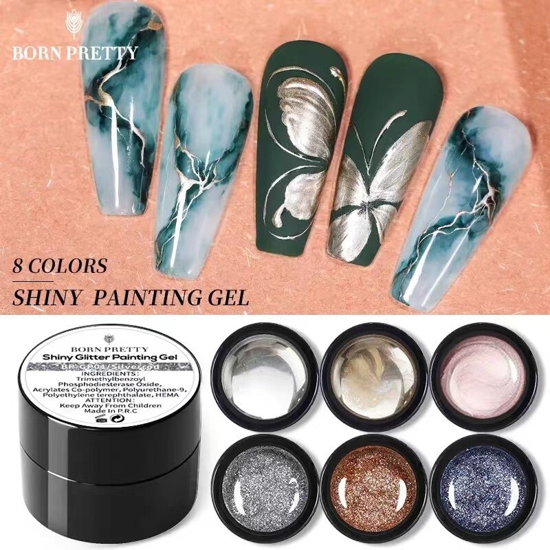 Gold Silver Liner Mirror Uv Gel