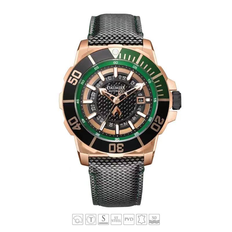 Pre-owned Justice Daumier  League Aquaman Mutate Series Automatic Mechanical Watch