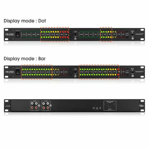 80 LED Dual Analog Sound Level Meter Music Spectrum Audio Dot Matrix Display