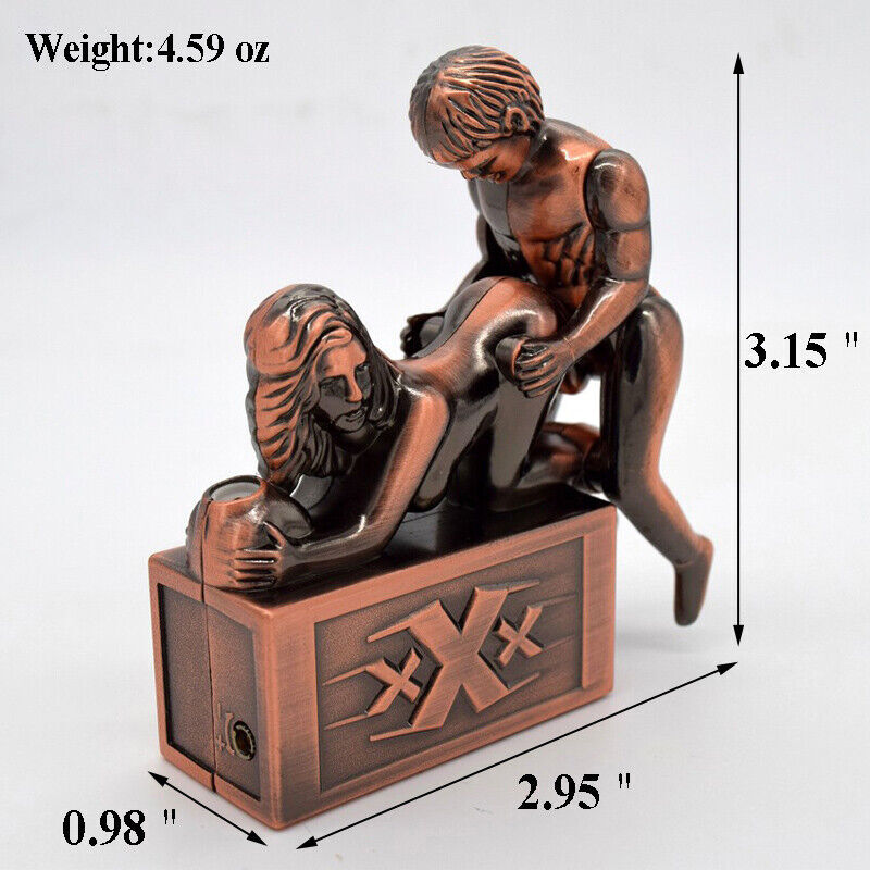 Creative Metal Jet Torch Gas Butane Refillable Windproof Lighter Funny Mens Gift