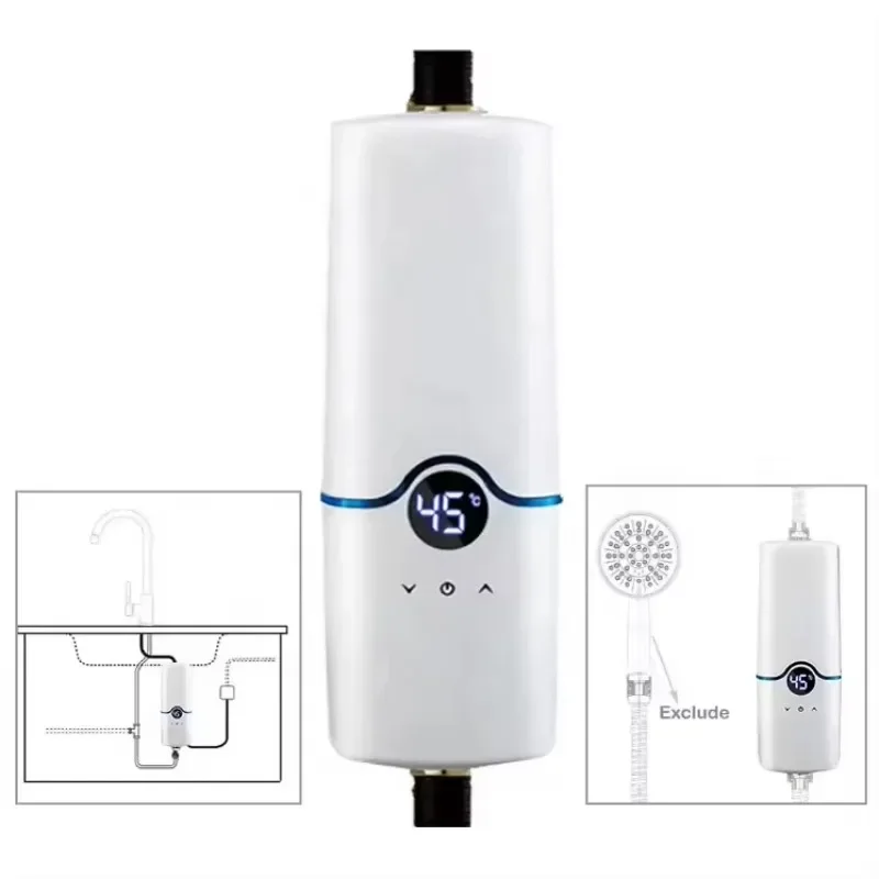 Wholesale 3.5kw 5.5kw Energy Saving Tankless Mini Instant Electric Water Heater