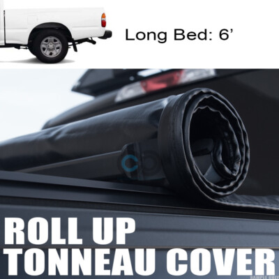 Fits 95-04 Toyota Tacoma 89-94 Pickup Truck 6 Ft Bed Roll-Up Soft Tonneau Cover