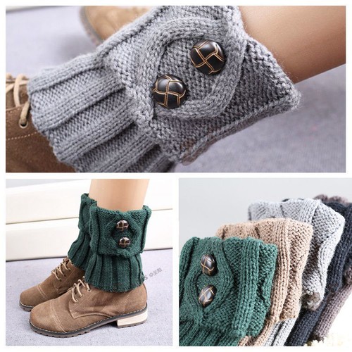 Damen Strickstulpen Stiefelsocken Beinstulpen Trachtensocken Stulpen Beinwärmer