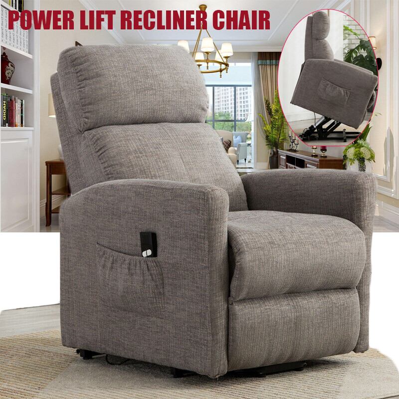 Electric Lift Recliner Chair Sofa Lounge Living Room