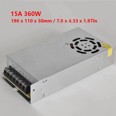 DC 24V 5A to 50A Amp AC 110V 220V Switch Power Supply LED Strip Light 24 V Volt