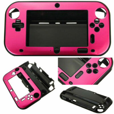 Plastic+Aluminium Full Body Protective Snap-on Hard Shell Case For Wii U Gamepad