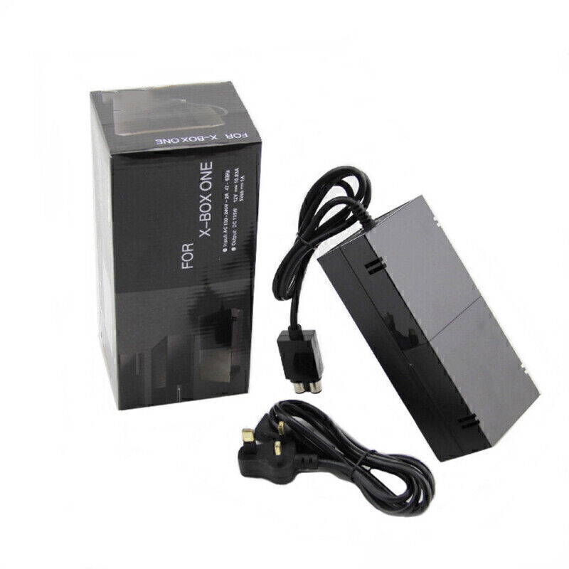 Power Supply Adapter Charger Plug & Play Replacement for Xbox One Console Black