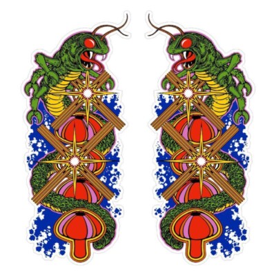 Centipede Arcade Side Art 2pc w/Full White Background High Quality Artwork