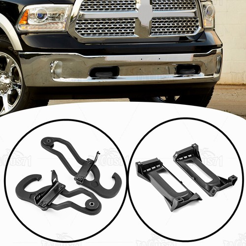 Fits 2013 14 15 2016 2017 2018 Ram 1500 Front Tow Hooks Left Right with Bezels