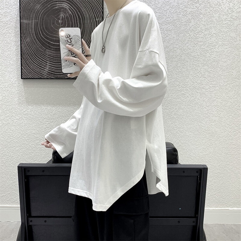 Men's Fashion Irregular Design Sense Split Loose Spring Long