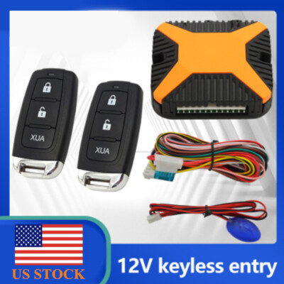 12V Car SUV Remote Control Central Kit Door Lock Locking Keyless Entry System US