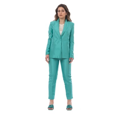 

Костюм женский MARYLEY Комплект куртка и брюки 23EB187/M01 23EB52Z/M02 Зеленый, Green