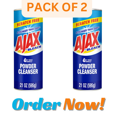Ajax Powder All-Purpose Cleanser with Bleach (21 oz.)- Pack Of 2