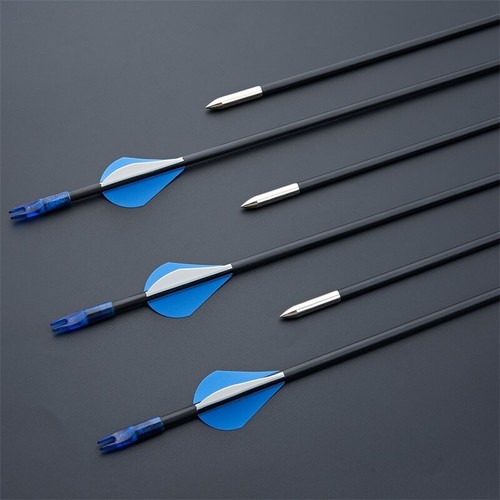 54" Archery Recurve Bow Hunting 12x ARROWS QUIVER for Adult / Beginner Target