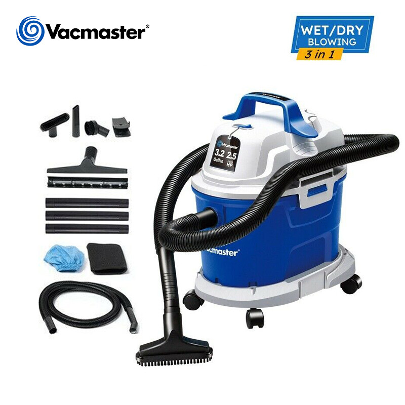 Vacmaster Wet Dry Car Vacuum Cleaner 3.2 Gallon 2.5 Peak Hp Shop Vac