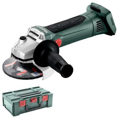 Metabo Akku-Winkelschleifer W 18 LTX 125 18V metaBOX 165 L ohne Akkus/Ladegerät