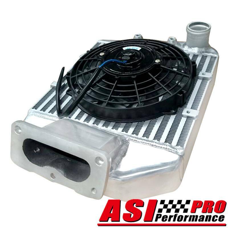 4.2L Intercooler+9"FAN For Toyota Landcruiser 80 100 105 Series 1HZ
