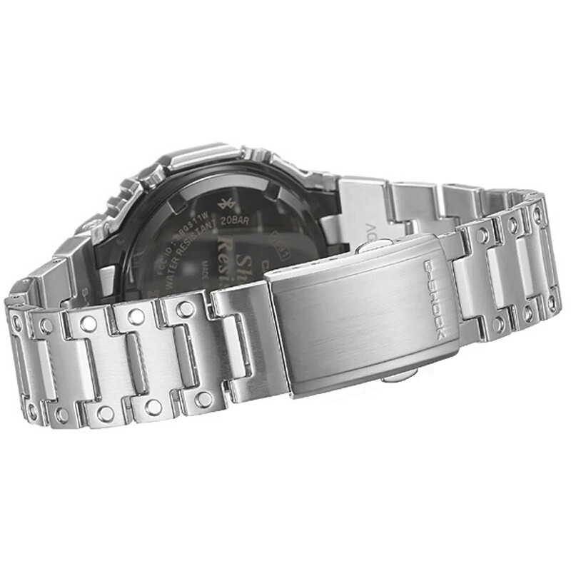 Pre-owned Casio G-shock Gm-b2100d-1ajf Metal Case Solar Bluetooth Analog Digital Men Watch