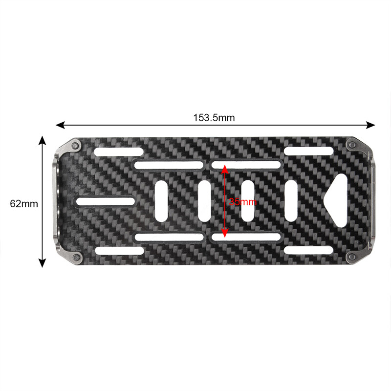 Bon Fiber Battery Mounting Plate Board For 1/10 Axial Scx10 