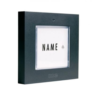 Klingeltaster m-e Funk für Einfamilienhaus in Anthrazit für BELL und FG Serie