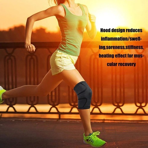 Knee Brace Compression Sleeve Support Sport Joint Arthritis Patella Stabilizer