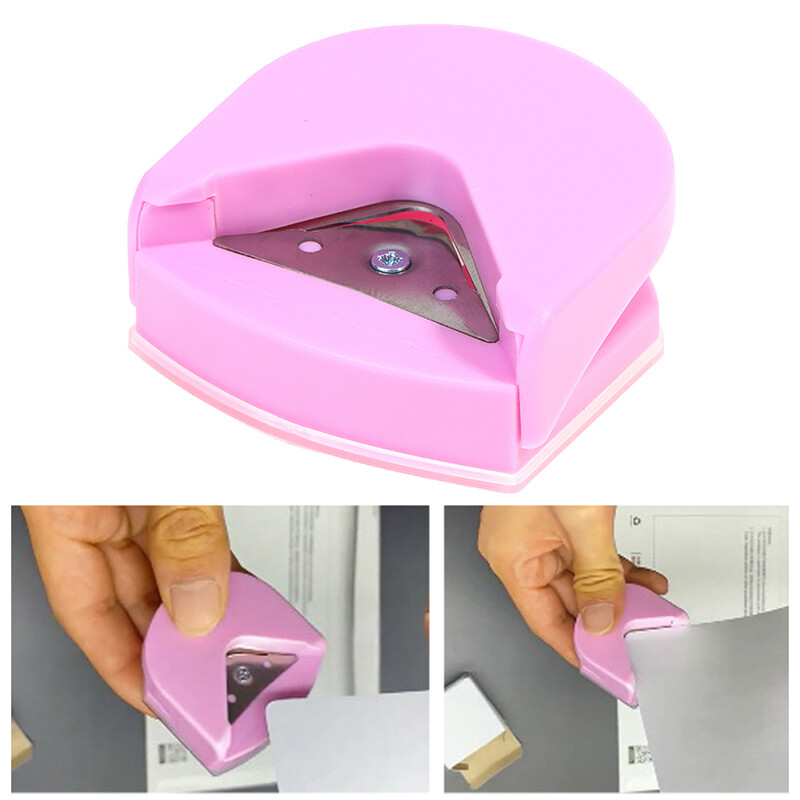 Mini Corner Trimmer Corner Durable Rounder Punch R4 DIY Paper Cutter pinkJ DhK1C