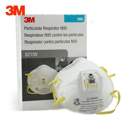 3m 8210v N95 Particulate Respirator Mask W Exhalation Valve 1