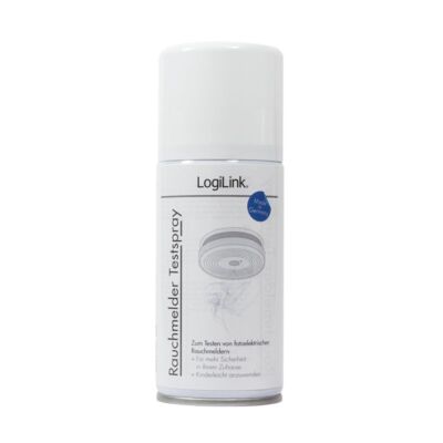 LogiLink Rauchmelder Test-Spray Test 150 ml Prüfspray Prüfer Tester Brandmelder