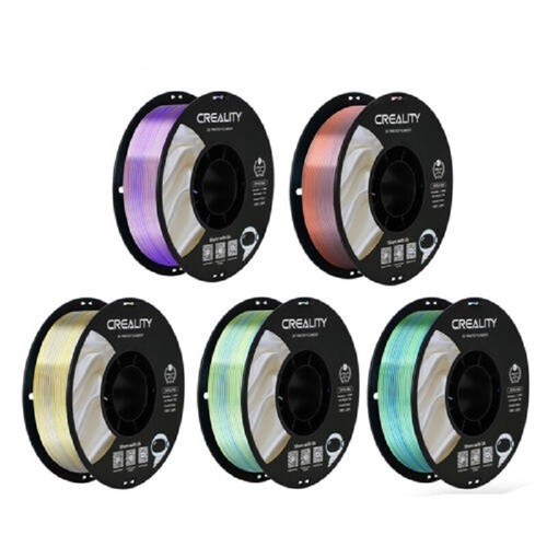 Creality 3D Printer Filament, Silk PLA Filament 1.75mm 1KG for FMD 3D Printer