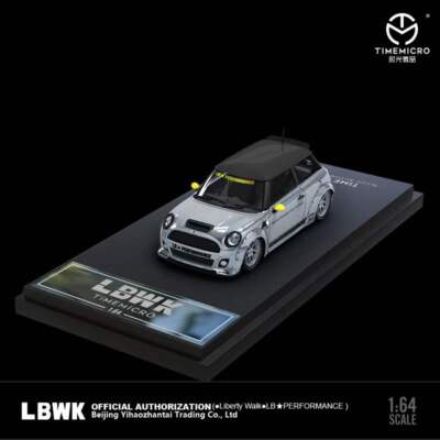 TIME MICRO 1:64 MINI Electroluminescent silver Diecast Model Car