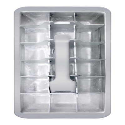 HIC 93251 Vintage Kitchen Silver Aluminum Ice Cube Tray 11 L x 4 W in.