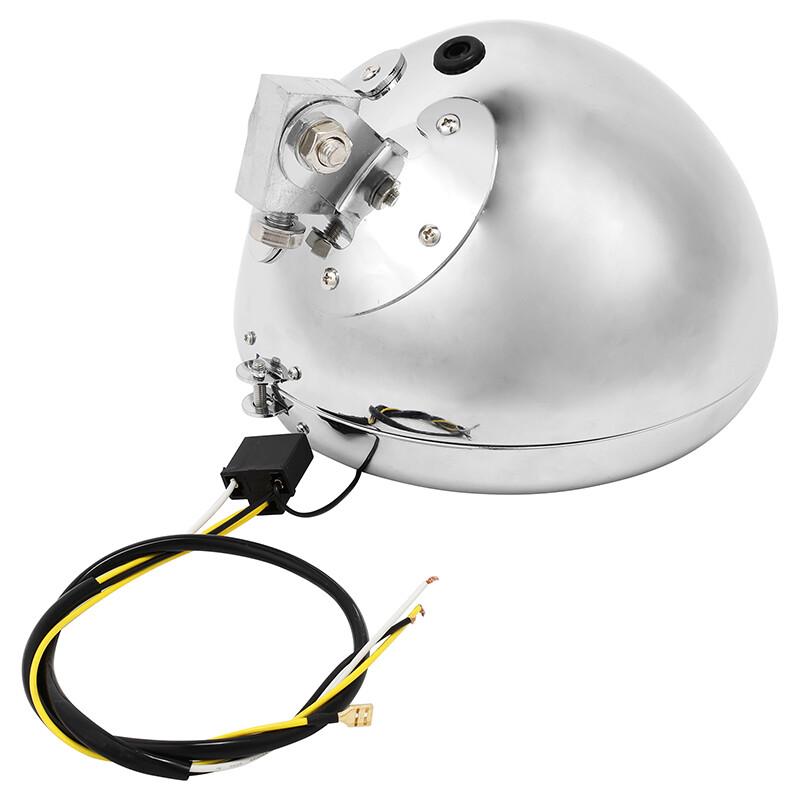 7" Headlight Housing Light Bulb Bucket Fit For Harley Softail Fat Boy 1986-2011