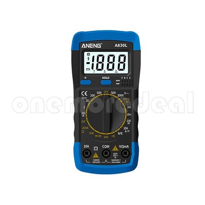 ANENG A830L Digital Multimeter Tester Voltage Current Meter for Electrician Uses