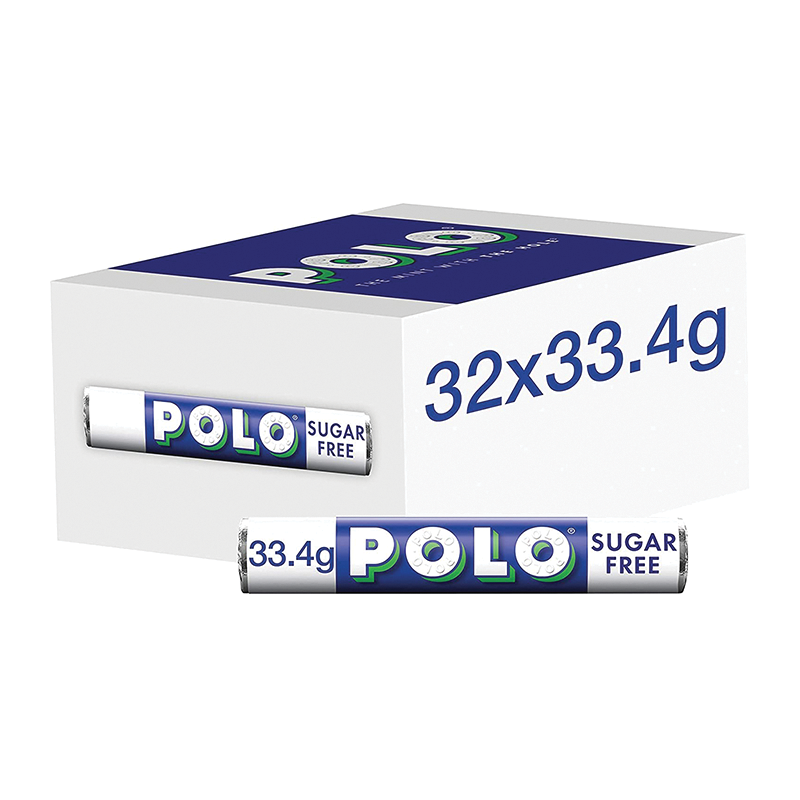 polo sugar free mint tube pack of 32 x 33.4 g