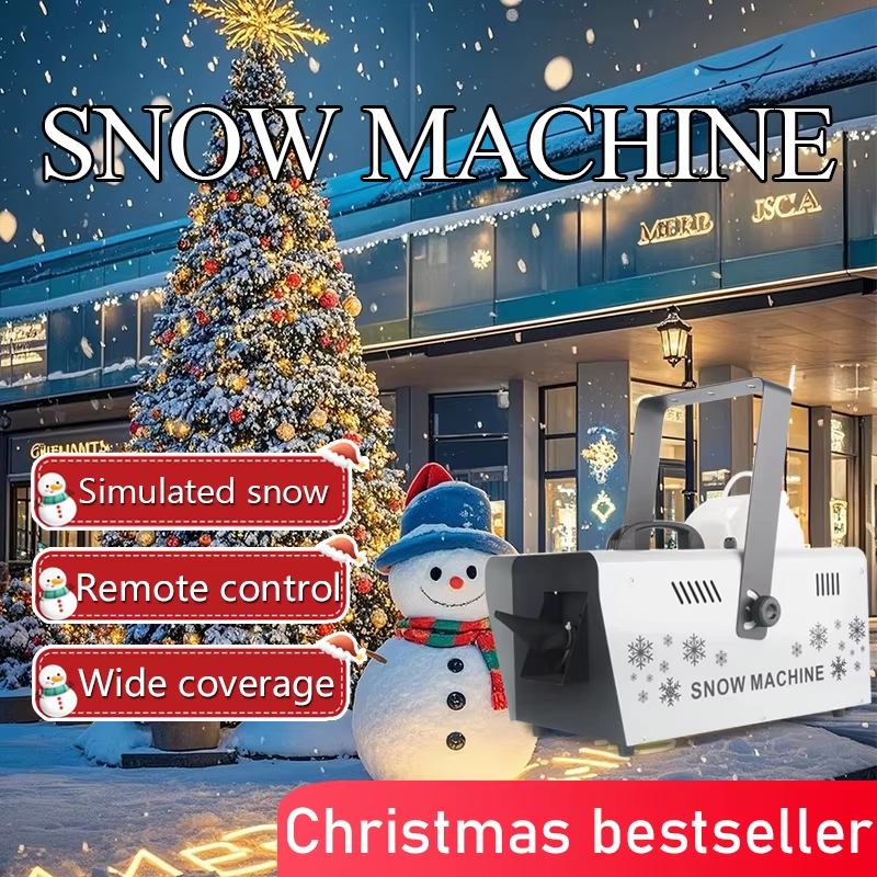 1500W Remote Control Stage Snow Machine Snow Effect DMX Snow Maker Machine Party