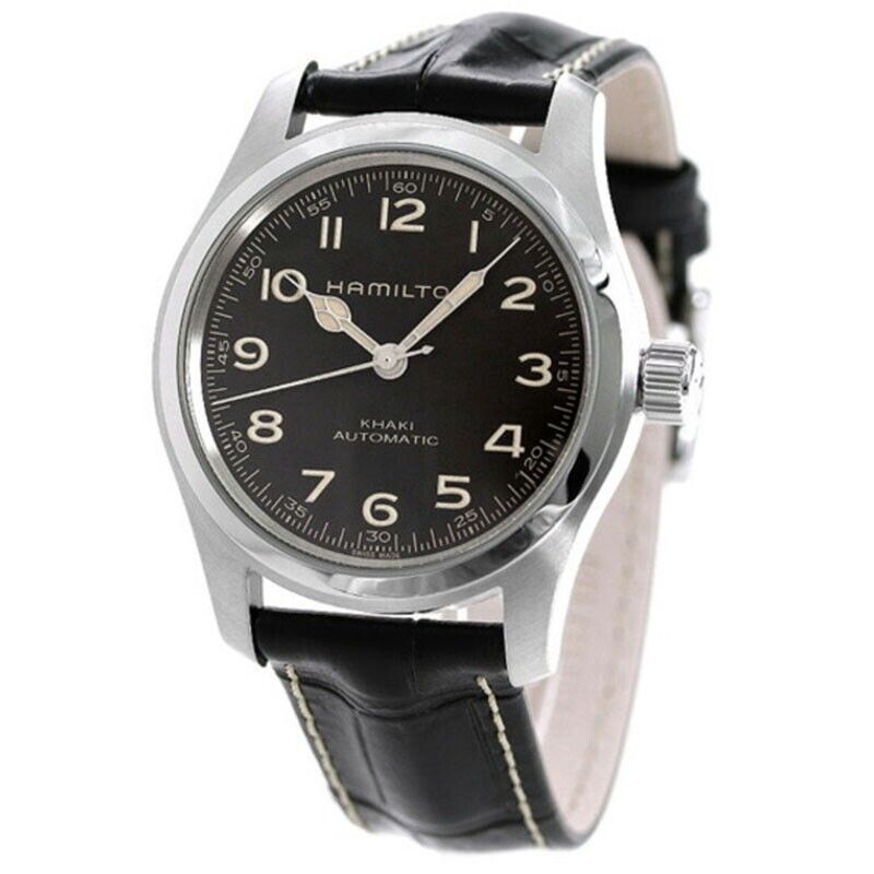 Pre-owned Hamilton Khaki Field Murph Automatic Black Men's Watch H70605731
