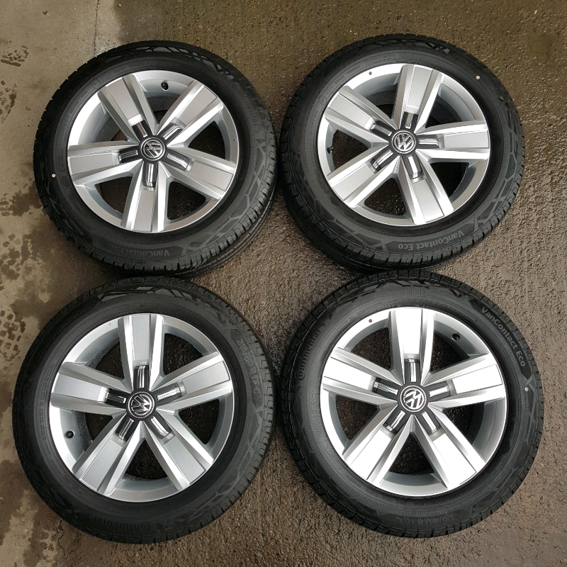 NEW VW T5 T6 HIGHLINE DAVENPORT DEVONPORT 17" ALLOY WHEELS VAN KOMBI