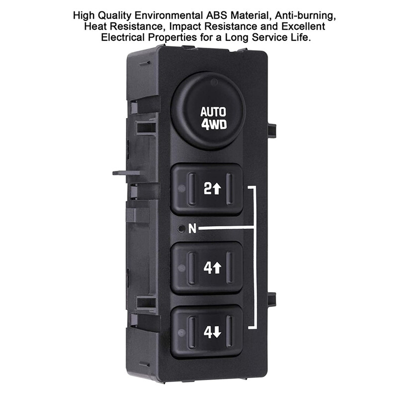 4WD Wheel Drive Switch Transfer Case for 03-07 Chevy Suburban GMC Yukon 19259313