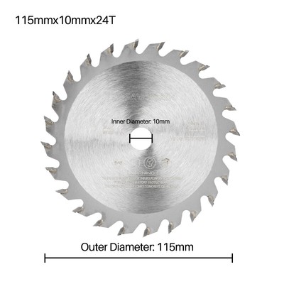 XCAN TCT Circular Saw Blade 89mm/115mm 1/3/5PCS Carbide Wood Cutting Disc 