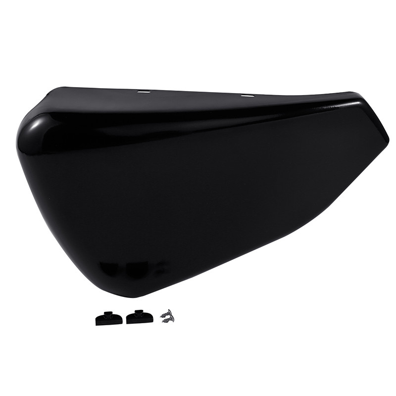 Left / Right Black Battery Covers Fit For Harley Sportster XL883 1200 2014-2022
