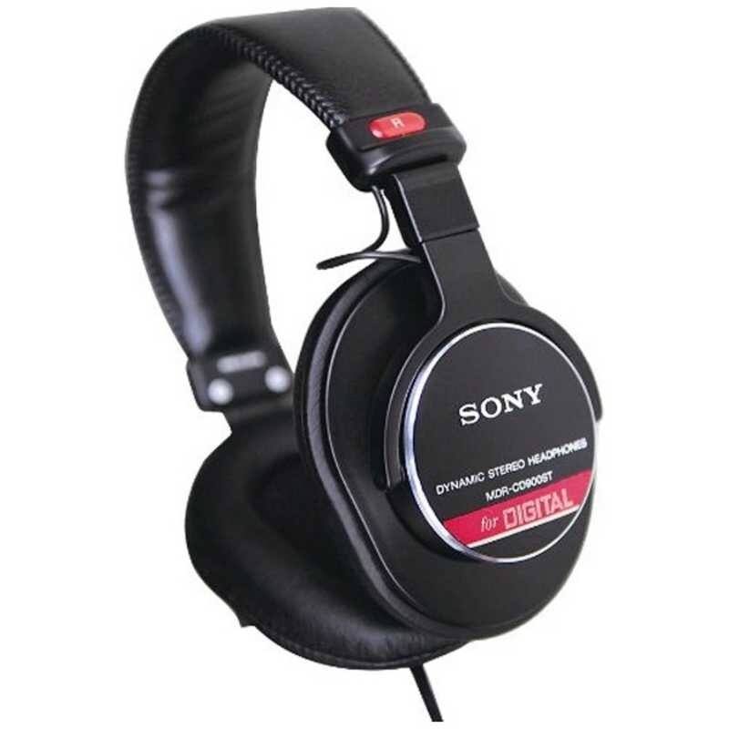 Sony MDR-CD900ST Studio Monitor Stereo Headphones Black