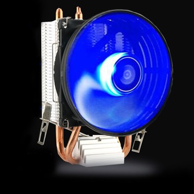2 Heatpipe Aluminium PC CPU Cooler Cooling Fan For Intel775/1155/1151 for AMD754