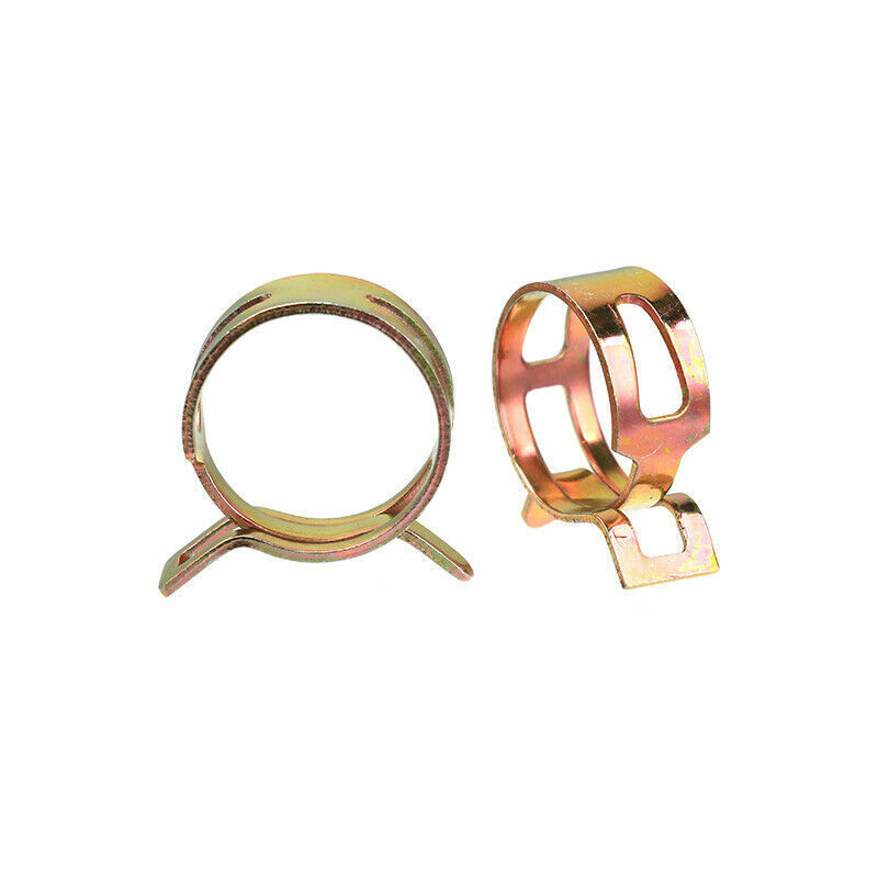 115 Pcs Fuel Line Hose Tubing Spring Clips Clamps Assortment Kit for Motorcycle