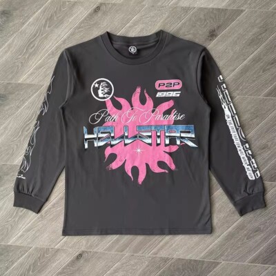 Hell Studios star Spiritual Running Spirit Race Print Men's Long Sleeves T-shirt