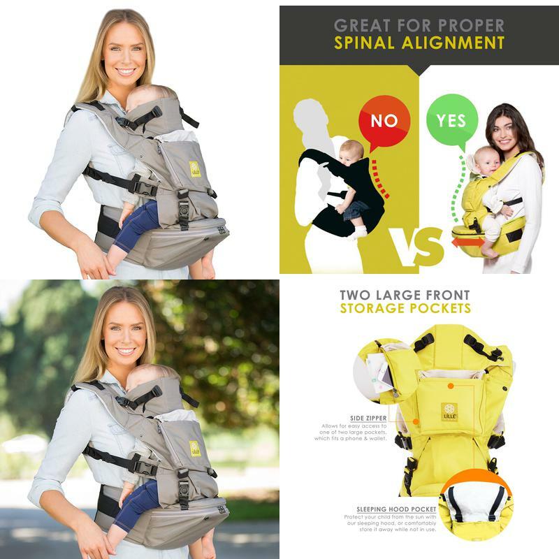 L&iacute;ll&eacute;baby Seatme Hip Seat Baby Carrier, Stone