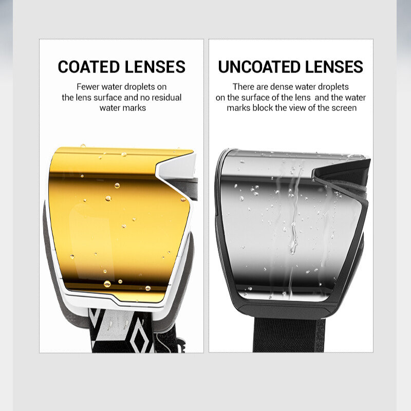 Magnetic Ski Goggles Anti-Fog Snow Goggles UV400 Snowboard Goggles Men Women