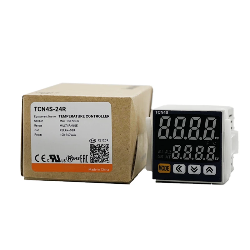 Tcn4S-24R 2-Segment Display Temperature Controller Pid Dual Display Thermocouple