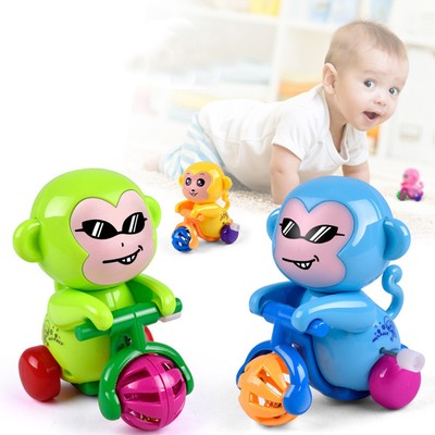 Clockwork Funny Toy Cartoon Monkey Clockwork Car Educational Toys